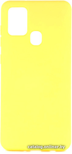 

Чехол для телефона Case Liquid для Galaxy A21s (желтый)