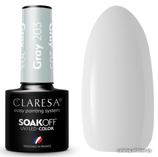 

Гель-лак Claresa Hybrid Gray 203 5 мл