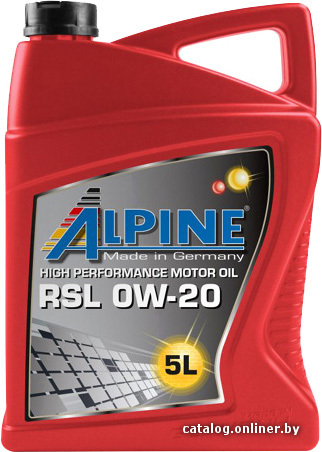 

Моторное масло Alpine RLS 0W-20 5л