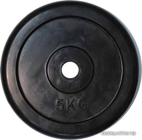 

Диск American Fitness Regular Rubber Plate 5 кг