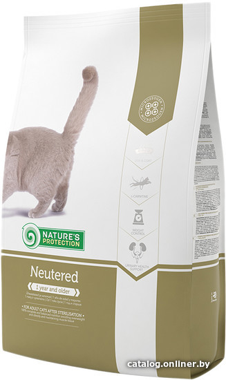 

Сухой корм для кошек Nature's Protection Neutered 7 кг