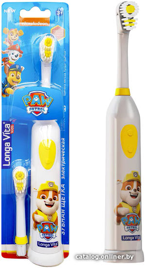 

Электрическая зубная щетка Longa Vita Paw Patrol KAB-3 (желтый)
