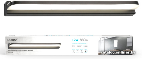 

Бра Gauss BR002 12W 860lm 200-240V 520mm LED
