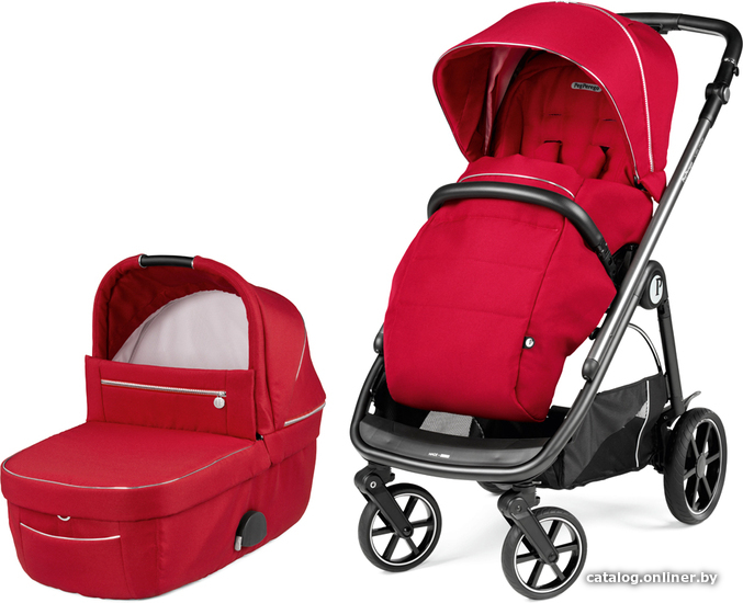 

Универсальная коляска Peg Perego Veloce Combo (2 в 1, red shine)