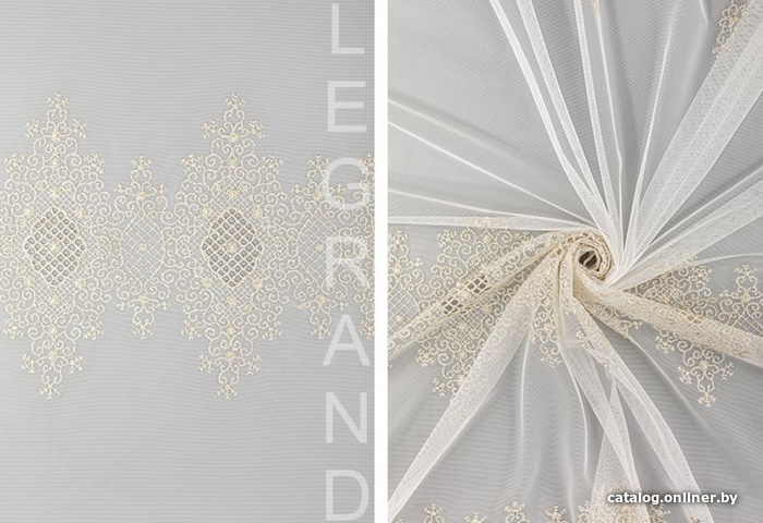 

Тюль Legrand Катрин 3x2.6 м (белый/золото)