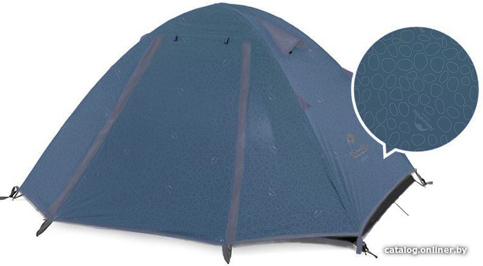 

Кемпинговая палатка Naturehike P-Series 4 NH18Z022-P (210T, синий)