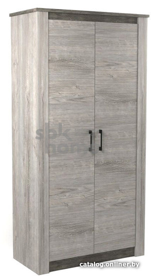 

Шкаф распашной SbkHome Денвер 2300 11724 (риббек серый/камень темный)