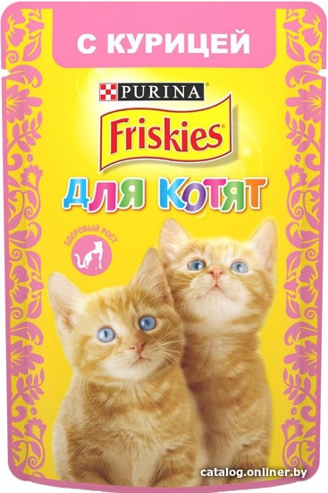 

Пресервы Friskies для котят с курицей 85 г