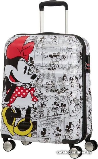 

Чемодан-спиннер American Tourister Wavebreaker Disney Minnie Comics White 55 см