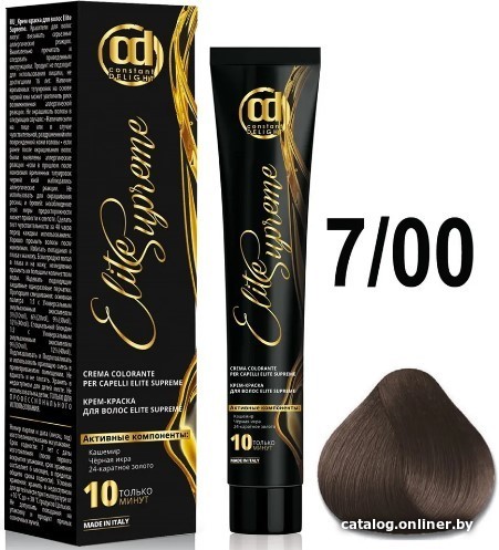 

Крем-краска Constant Delight Elite Supreme 7/00 блонд интенсивный 100 мл