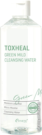 

Esthetic House Лосьон для снятия макияжа Toxheal Green Mild Cleansing Water 530 мл
