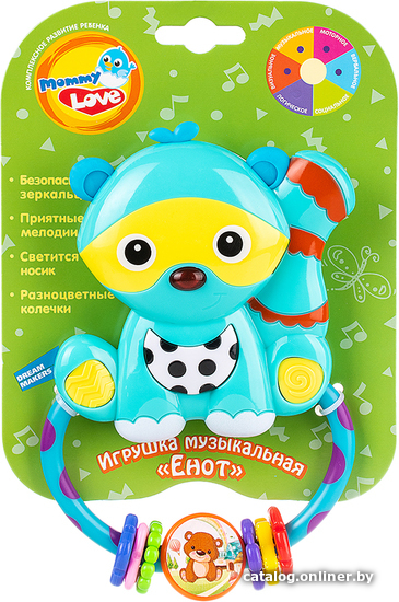 

Развивающая игрушка Mommy Love Енот 0694