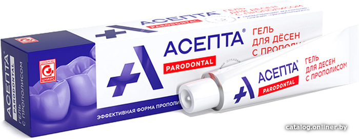 

Гель-паста для десен Асепта Прополис (10 г)