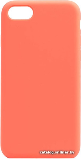 

Чехол для телефона EXPERTS Silicone Case для Apple iPhone 7 (коралловый)