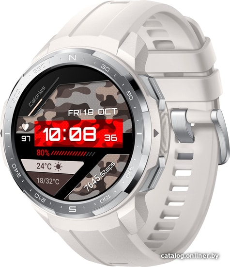

Умные часы HONOR Watch GS Pro (бежевый меланж, фторэластомер)