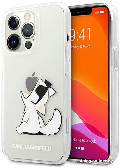 

Чехол для телефона CG Mobile Karl Lagerfeld для iPhone 13 Pro Max KLHCP13XCFNRC