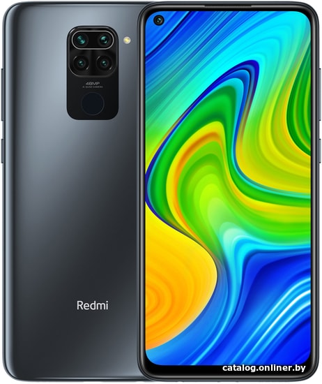 

Смартфон Xiaomi Redmi Note 9 3GB/64GB международная версия с NFC (черный)