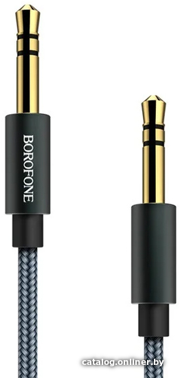

Кабель Borofone BL3 3.5 Jack - 3.5 Jack (1 м, серый/металлик)