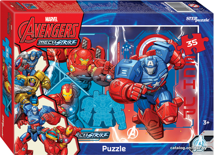 

Пазл Step Puzzle Avengers Mech Strike 91444 (35 эл)