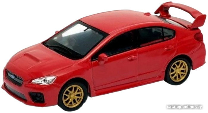 

Легковой автомобиль Welly Subaru WRX STI GK/G14 43693W (красный)
