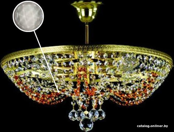 

Припотолочная люстра ArtGlass Larisa White Sp
