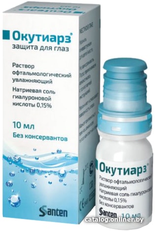 

Препараты для лечения заболеваний глаз и ушей Santen Окутиарз капли, 10 мл.