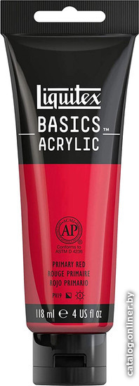 

Акриловая краска Liquitex Basics 1046415 (118 мл, красный основной)