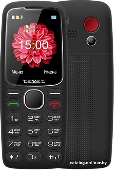 

Кнопочный телефон TeXet TM-B307 (черный)