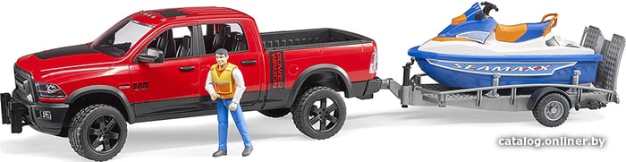 

Набор Bruder RAM 2500 Power Wagon including trailer 02503
