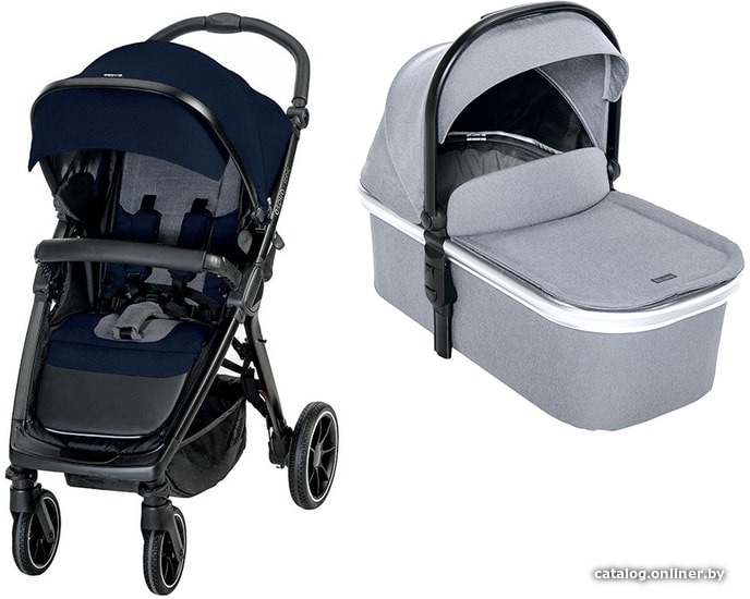 

Универсальная коляска Espiro Sonic Gel 2021 (2 в 1, 03 navy city, люлька 07 gray center)