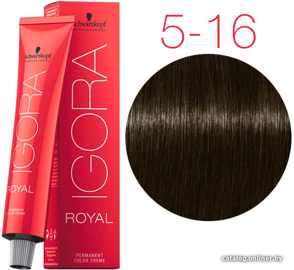 

Крем-краска для волос Schwarzkopf Professional Igora Royal Earthy Clay 5-16 60 мл