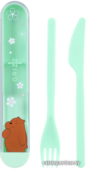 

Набор столовых приборов Miniso We Bare Bears Гризли 0231