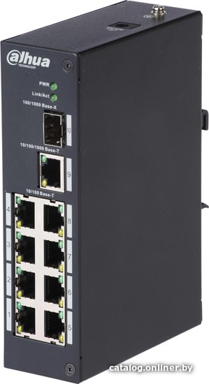 

Неуправляемый коммутатор Dahua DH-PFS3110-8T