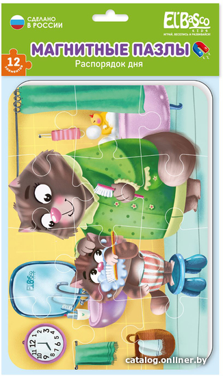 

Мозаика/пазл El'Basco Toys Распорядок дня. Бодрое утро ET04-007
