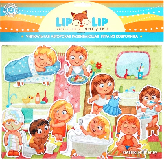 

Развивающая игрушка Lip Lip Веселые липучки. Начало дня LIP1134