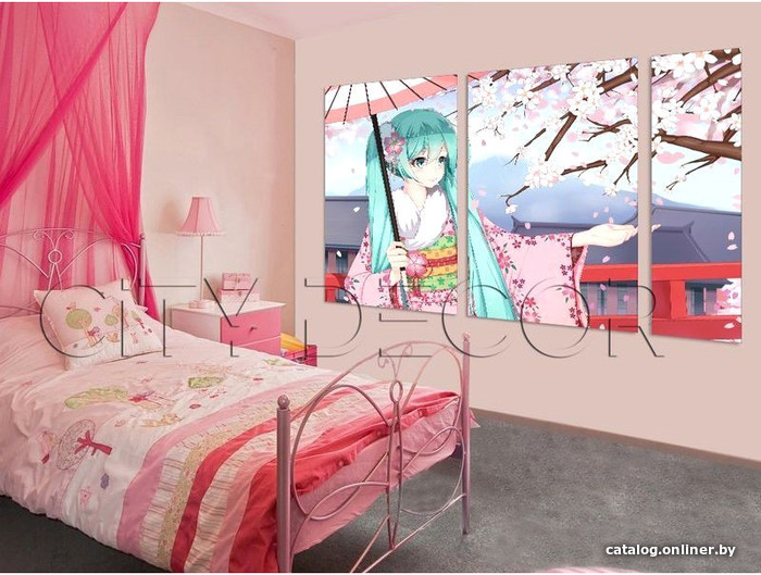 

Модульная картина Citydecor Абстракция 1.15 60x90 см