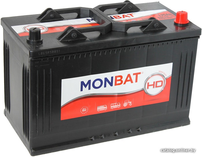 

Тяговый аккумулятор Monbat Heavy Duty R+ (125 А·ч)