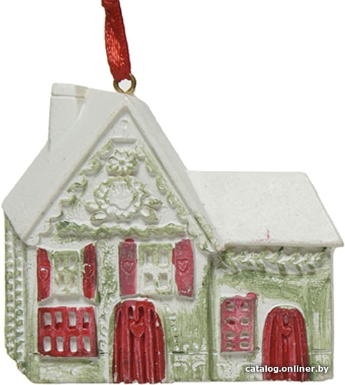 

Елочная игрушка Albero Di Natale Домик 0.5х9х9 см 520402-10