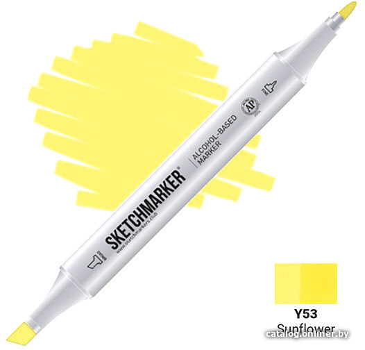 

Маркер художественный Sketchmarker Двусторонний Y53 SM-Y53 (подсолнух)