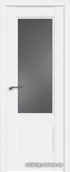 

Межкомнатная дверь ProfilDoors 67.3U 60x200 (аляска/стекло графит)