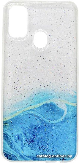

Чехол для телефона EXPERTS Aquarelle для Xiaomi Redmi Note 9S/9 PRO (голубой)