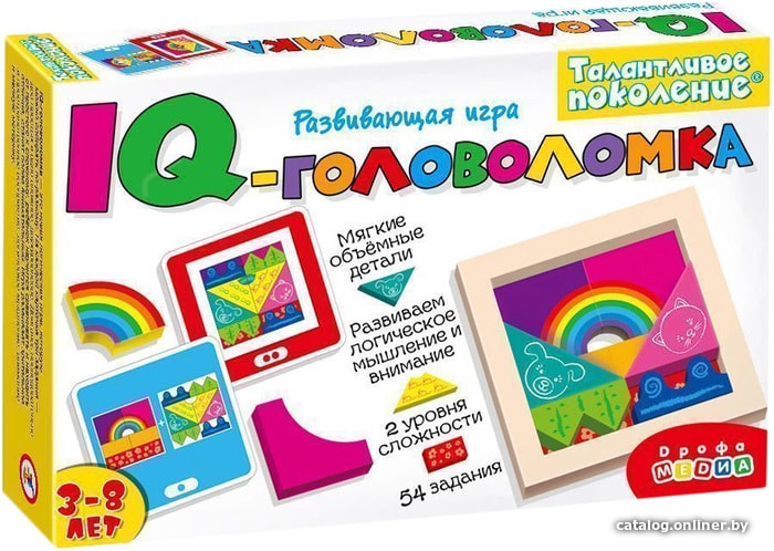 

Развивающая игра Дрофа-Медиа Талантливое поколение. IQ-головоломка 3826