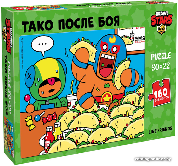 

Пазл Brawl Stars Тако после Боя PZ0016 (160 эл)