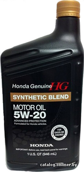 

Моторное масло Honda Synthetic Blend 5W-20 SN (08798-9032) 0.946л