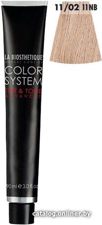 

Крем-краска для волос La Biosthetique Color System Tint & Tone 11/02 экстра светлый блондин бежевый