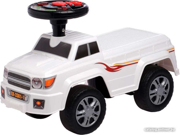 

Каталка Qunxing Toys Джип QX-3381-1 2570313 (белый)