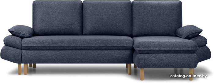 

Угловой диван Divan Аиленд Soft Navy Blue 184558 (рогожка, синий)