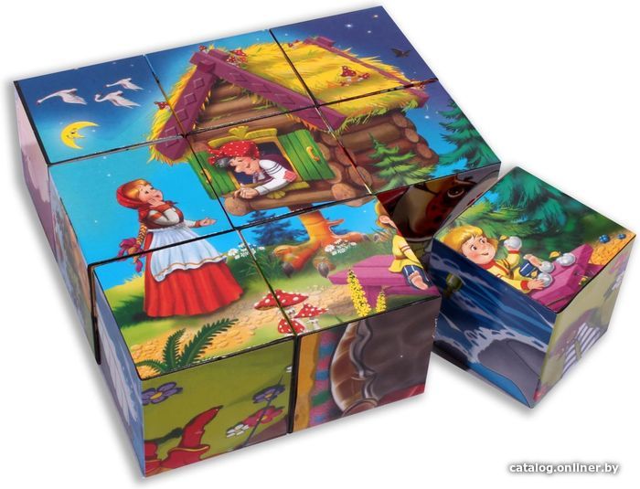 

Развивающая игрушка Рыжий кот Кубики. Коллекция сказок К09-8150