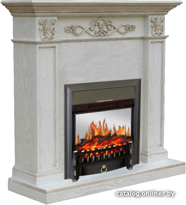 

Каминокомплект Smolcom Verona STD-ASP с RealFlame Fobos-S Lux BL LT (белый/золотистый)