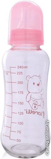 

Бутылочка для кормления Lorelli 10200620001 (240 мл, pink)